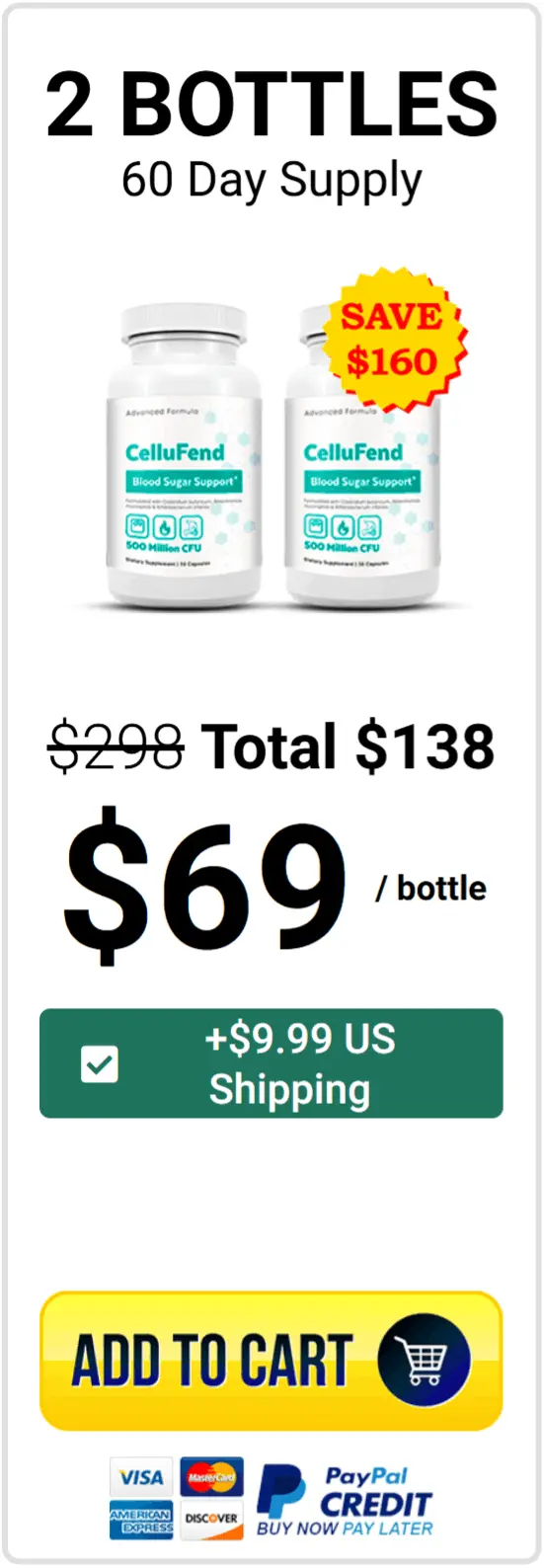 Cellufend one bottle